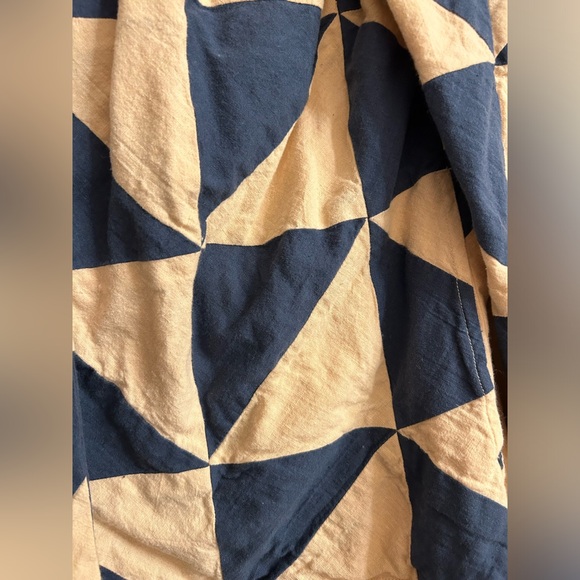 Mirth Bergen Patchwork Jacket in Navy/Peach - Picture 8 of 11